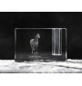 Cheval arabe - Porte-stylos, organiseur en cristal avec image d'un cheval, décoration de bureau unique par la marque Art-Dog