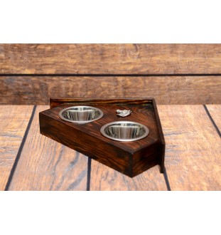 Australisches Zuchtpferd - Holzständer mit Schüsseln für Pferde, dekorative Hundenäpfe, Geschenk zur Pferdeadoption der Marke Art-Dog