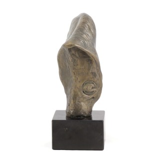 Australisches Zuchtpferd - elegante Statue, Pferdebüste auf einem steinernen Sockel, Trophäe für Pferderennen der Marke Art-Dog