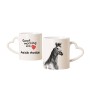 Arabisches Pferd - Tasse mit Hund, entzückende Tasse mit herzförmigem Henkel, universelles Geschenk der Marke Art-Dog