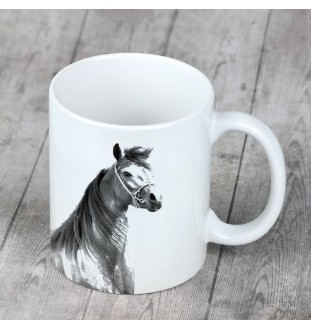 Arabisches Pferd - Becher mit Pferd, fröhlicher Becher für Hundefreunde, personalisiertes Geschenk der Marke Art-Dog