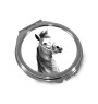 Cheval arabe - miroir de poche avec cheval, miroir personnalisé pour sac à main, miroir compact avec impression de la marque Art-Dog