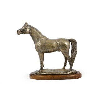 Australian Stock Horse - horse figurine, horse silhouette on wood, prestigious award in the Art-Dog brand competition