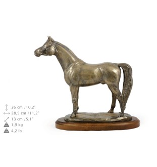 Australisches Zuchtpferd - Reiterstatue, Pferdesilhouette auf Holz, prestigeträchtiger Preis im Wettbewerb der Marke Art-Dog