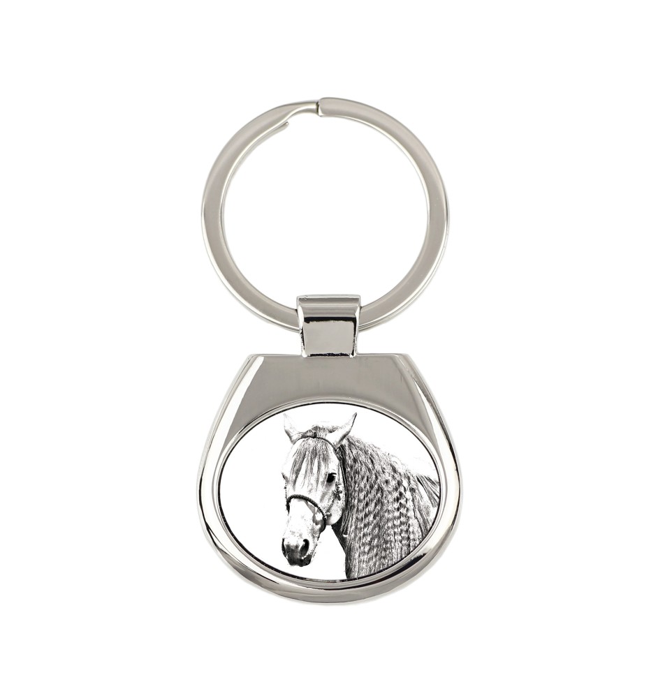 Azteca Horse - keychain with a horse, keychain with a print, personalized pendant from the Art-Dog brand