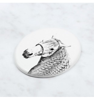 Koń aztecki płyta nagrobna z koniem Art-Dog