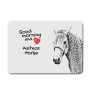 Azteca Horse - mouse pad with print, personalized pad with a horse, unique gadget for an office worker from the Art-Dog brand