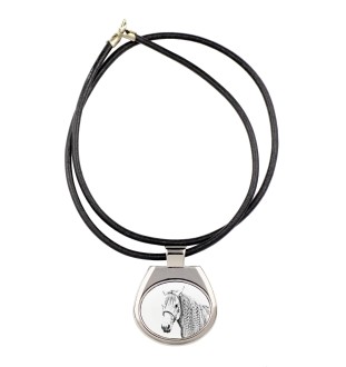 Azteca Horse - horse necklace, personalized pendant with a photo, unique necklace for women and men by Art-Dog brand