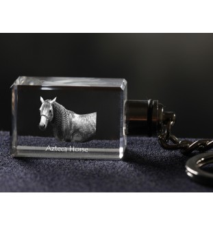 Cheval Azteca - Pendentif en cristal avec photo de cheval, pendentif lumineux, cadeau unique de la marque Art-Dog