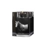 Azteca Horse - Candle holder with picture of a horse, crystal tealight holder, personalised gift by Art-Dog brand
