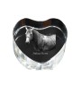Cheval Azteca - une photo de cheval dans un cristal, un cœur en cristal, un cadre exceptionnel avec une photo de la marque Art-Dog