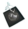 Cheval Azteca - boule de Noël en cristal avec une photo, photo de cheval dans le cristal, décoration personnalisée pour sapin de Noël de la marque Art-Dog