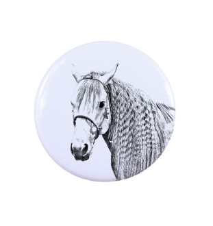Azteca Horse - collector's ring with a horse portrait, handmade product, Art-Dog brand