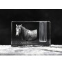 Cheval Azteca - Porte-stylos, organiseur en cristal avec image d'un cheval, décoration de bureau unique par la marque Art-Dog