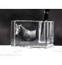 Azteca Horse - Pen stand, crystal organiser with picture of a horse, unique desk decoration by Art-Dog brand