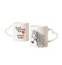 Cheval Azteca - tasse avec chien, une tasse adorable avec une anse en forme de cœur, un cadeau universel de la marque Art-Dog