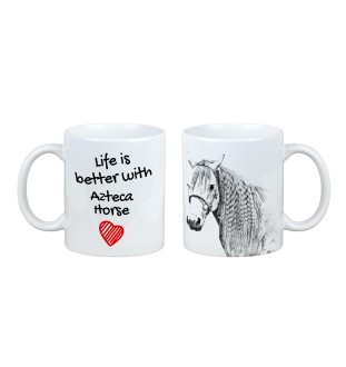 Aztekenpferd - Tasse mit Pferd, Tasse mit Bild, personalisiertes Geschenk der Marke Art-Dog