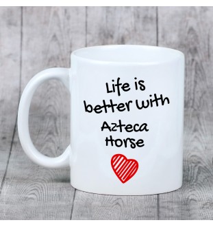 Azteca Horse - mug with a horse, mug with a photo, personalized gift from the Art-Dog brand