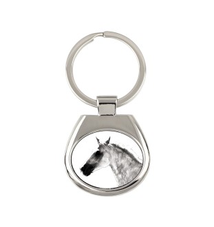 Barb Horse - keychain with a horse, keychain with a print, personalized pendant from the Art-Dog brand