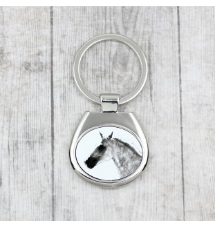Barb Horse - keychain with a horse, keychain with a print, personalized pendant from the Art-Dog brand