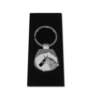 Barb Horse - keychain with a horse, keychain with a print, personalized pendant from the Art-Dog brand