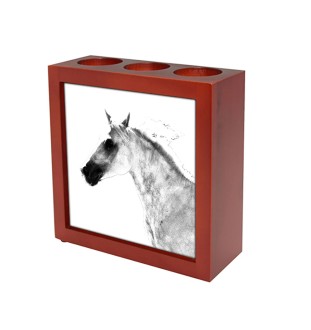 Barb Horse - pen holder with a horse, desk organizer with a print, personalized desk decoration from the Art-Dog brand