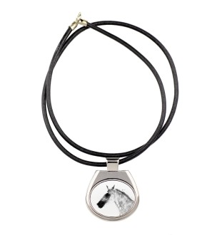 Barb Horse - horse necklace, personalized pendant with a photo, unique necklace for women and men by Art-Dog brand
