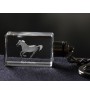 Cheval de Barbarie - Pendentif en cristal avec photo de cheval, pendentif lumineux, cadeau unique de la marque Art-Dog