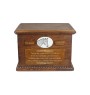 Bay Horse - urn for horse ashes, personalized urn with a photo, large box for horse ashes by Art-Dog brand