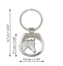 Bay Horse - keychain with a horse, keychain with a print, personalized pendant from the Art-Dog brand
