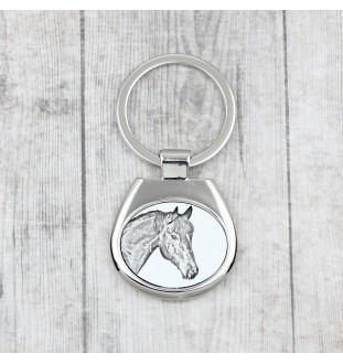Bay Horse - keychain with a horse, keychain with a print, personalized pendant from the Art-Dog brand
