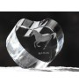 Barb Horse - a photo of a horse in crystal, a crystal heart, a unique frame with a photo from the Art-Dog brand