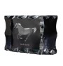 Barb-Pferd - crystal with a picture of a horse, glass statuette with a picture, unique frame with a picture from Art-Dog brand