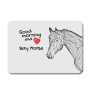 Braunes Pferd - Mauspad mit Druck, personalisiertes Mauspad mit Pferd, einzigartiges Gadget für Büroangestellte von Art-Dog.