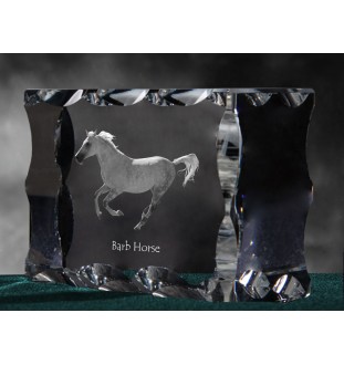 Koń berberyjski ramka kryształowe z koniem Art-Dog