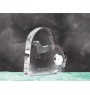 Barb Horse - crystal clock with a picture of a horse, heart-shaped shelf clock, personalized standing clock by Art-Dog brand
