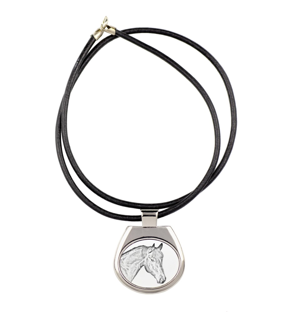 Braunes Pferd - Halskette mit Pferd, personalisierter Anhänger mit Foto, einzigartige Halskette für Frauen und Männer von der Marke Art-Dog