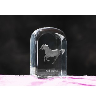 Koń berberyjski kryształ pieczątka z koniem Art-Dog
