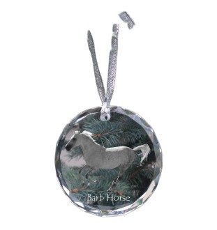 Koń berberyjski medal kryształowy z koniem Art-Dog
