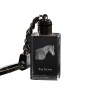 Bay Horse - Crystal pendant with photo of a horse, illuminated pendant, unique gift by Art-Dog brand
