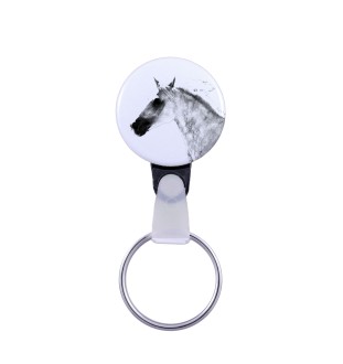 Barb Horse - unique keychain with a horse picture, handmade product, light and handy pendant from Art-Dog brand