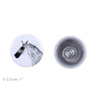 Koń berberyjski kolczyki z koniem mały Art-Dog