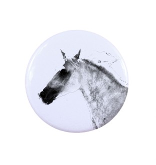 Barb Horse - collector's ring with a horse portrait, handmade product, Art-Dog brand