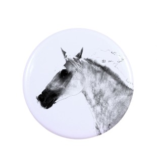 Barb Horse - magnet with a horse, a unique imprint of the Art-Dog horse brand