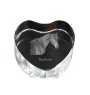 Bay Horse - a photo of a horse in crystal, a crystal heart, a unique frame with a photo from the Art-Dog brand