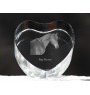 Bay Horse - a photo of a horse in crystal, a crystal heart, a unique frame with a photo from the Art-Dog brand