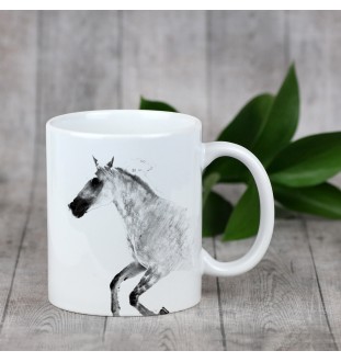 Koń berberyjski kubek z koniem good morning Art-Dog