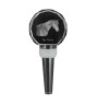 Bay Horse - Crystal bottle stopper with horse, unique wine stopper with photo, personalised gift for sommelier by Art-Dog brand