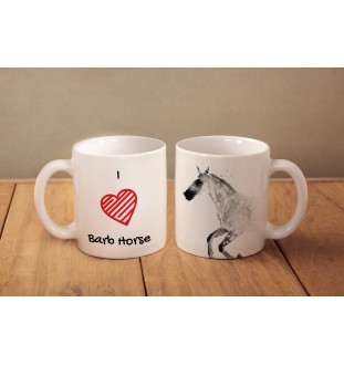 Barb-Pferd - Tasse mit Pferd, niedliche Tasse mit Grafik, Geschenk mit Ihrem Foto von der Marke Art-Dog