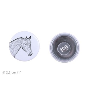 Bay Horse - earrings your photo, handmade, jewelry handcrafted by Art-Dog brand